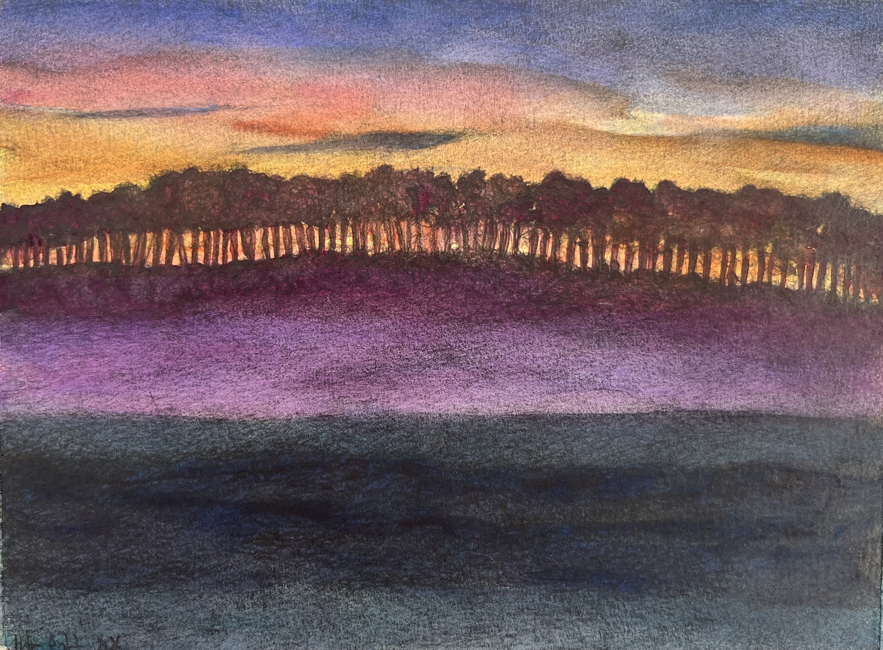 1313 jours 8, mine graphite sur aquarelle - 2026 1313 jours 8, mine graphite sur aquarelle - 2026