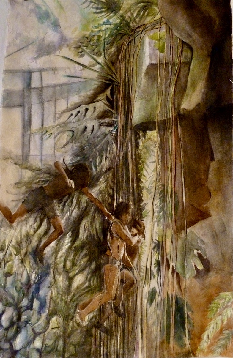Rêve d'enfance 5, aquarelle - 2016 Rêve d'enfance 5, aquarelle - 2016